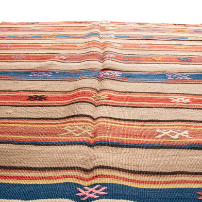 Oriental Kilim Anatolian Handmade Wool On Wool 125 X 169 Cm - 4' 2'' X 5' 7'' ER01