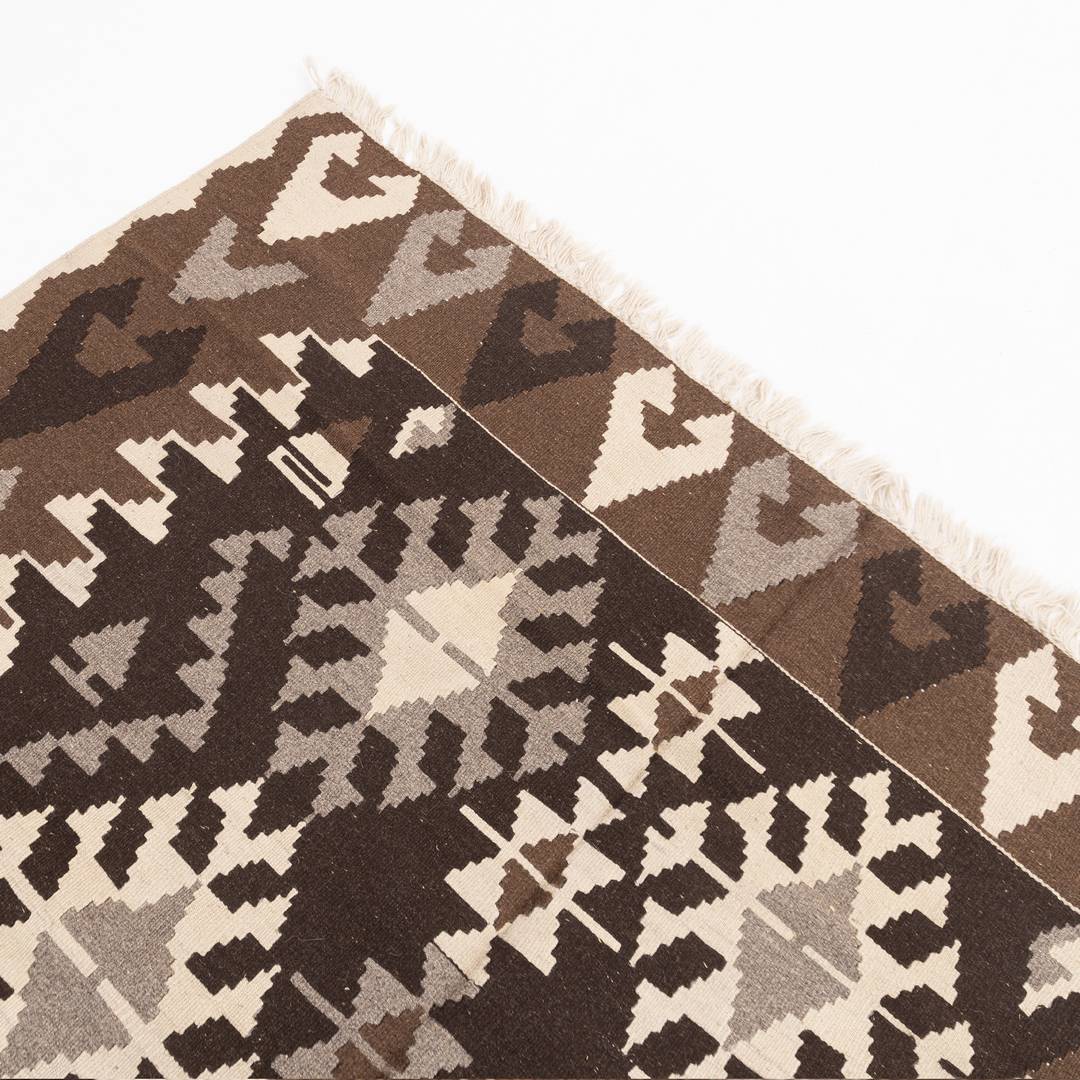 Oriental Kilim Anatolian Handmade Wool On Wool 178 X 195 Cm - 5' 11'' X 6' 5'' ER12
