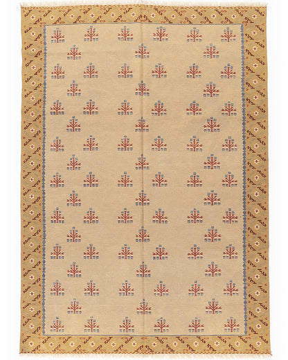 Oriental Kilim Anatolian Handmade Wool On Wool 203 X 288 Cm - 6' 8'' X 9' 6'' ER23