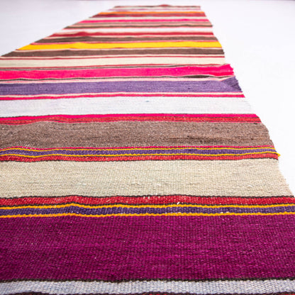 Oriental Kilim Anatolian Handmade Wool On Wool 62 X 280 Cm - 2' 1'' X 9' 3'' ER01