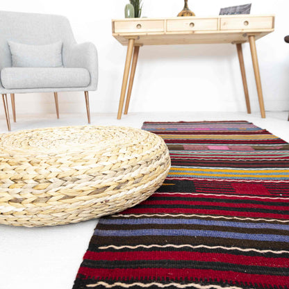 Oriental Kilim Anatolian Handmade Wool On Wool 69 x 361 Cm - 2' 4'' x 11' 11'' Pink C004 ER01