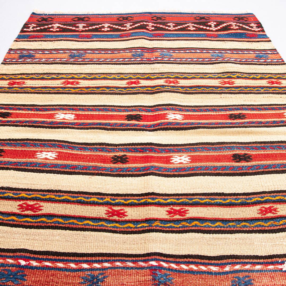 Oriental Kilim Anatolian Handmade Wool On Wool 83 X 120 Cm - 2' 9'' X 4' ER01