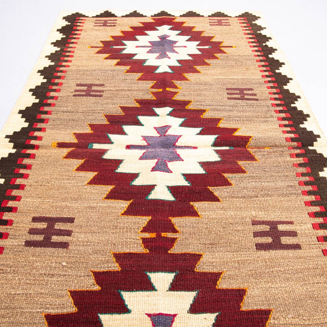 Oriental Kilim Anatolian Handmade Wool On Wool 87 X 166 Cm - 2' 11'' X 5' 6'' ER01