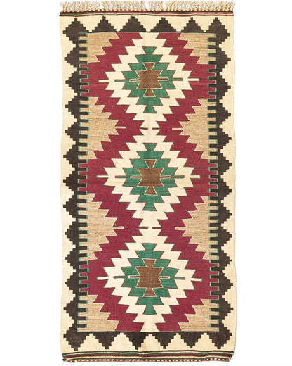 Oriental Kilim Anatolian Handmade Wool On Wool 87 X 170 Cm - 2' 11'' X 5' 7'' ER01