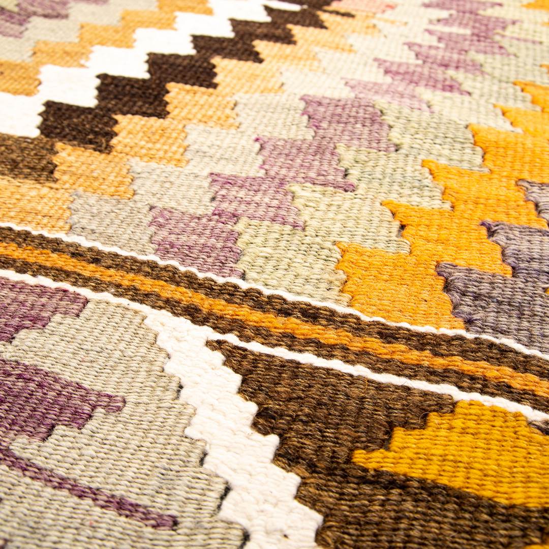 Oriental Kilim Anatolian Handmade Wool On Wool 88 X 110 Cm - 2' 11'' X 3' 8'' ER01