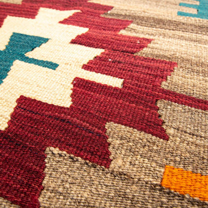 Oriental Kilim Anatolian Handmade Wool On Wool 88 X 150 Cm - 2' 11'' X 5' Brown C005 ER01