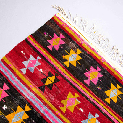 Oriental Kilim Anatolian Handmade Wool On Wool 89 X 135 Cm - 3' X 4' 6'' ER01