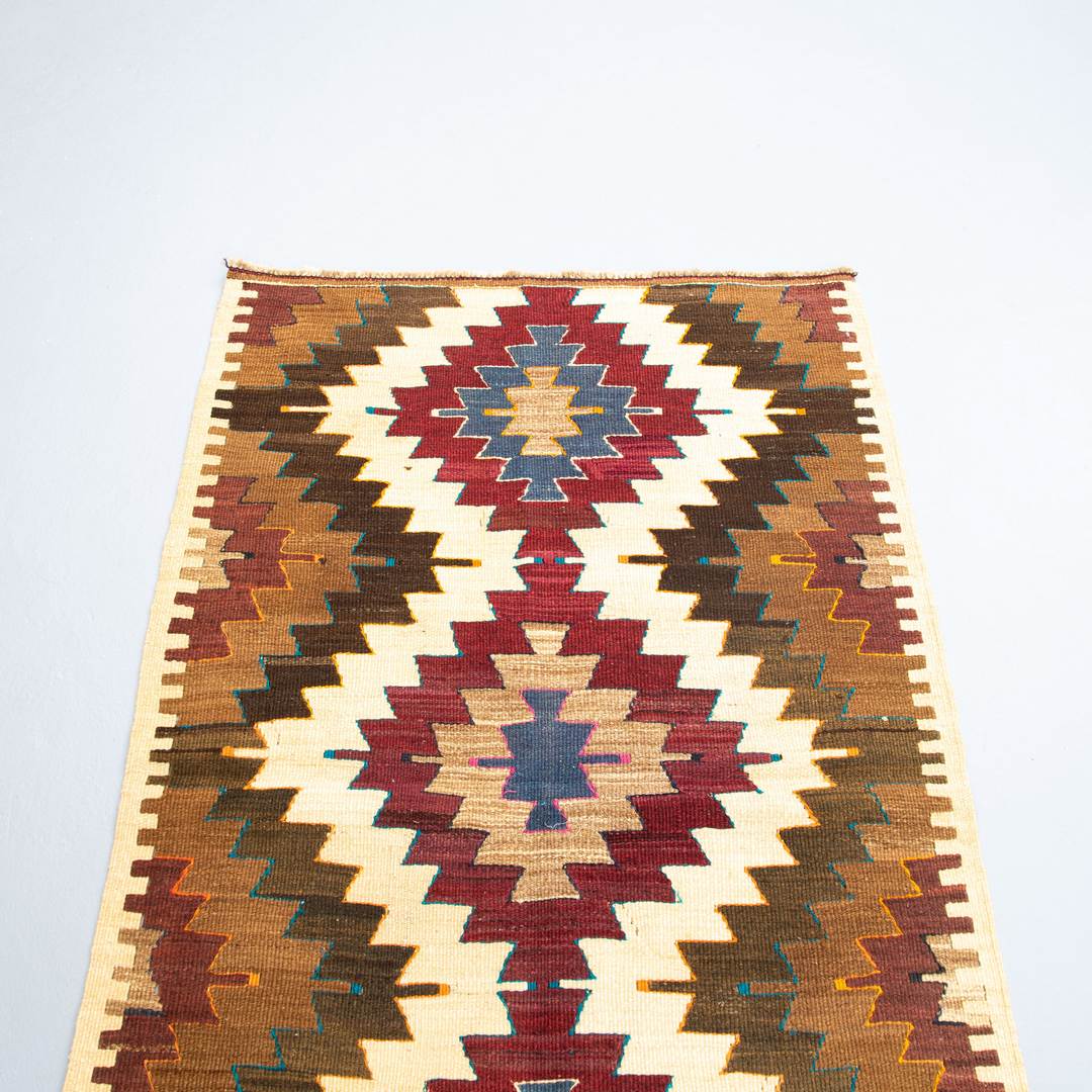 Oriental Kilim Anatolian Handmade Wool On Wool 92 X 145 Cm - 3' 1'' X 4' 10'' ER01