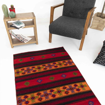 Oriental Kilim Anatolian Handmade Wool On Wool 92 x 390 Cm - 3' 1'' x 12' 10'' ER12