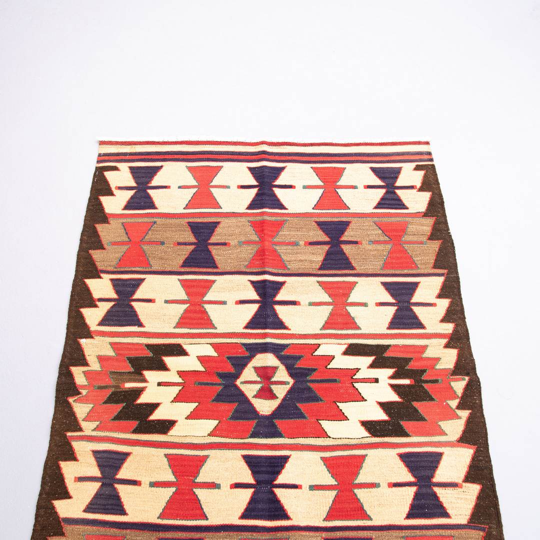 Oriental Kilim Anatolian Handmade Wool On Wool 93 X 140 Cm - 3' 1'' X 4' 8'' ER01
