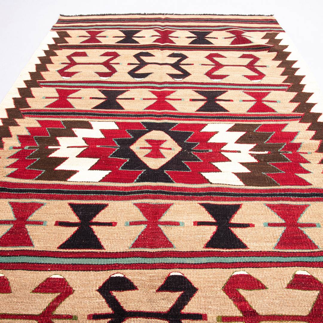Oriental Kilim Anatolian Handmade Wool On Wool 93 X 153 Cm - 3' 1'' X 5' 1'' ER01