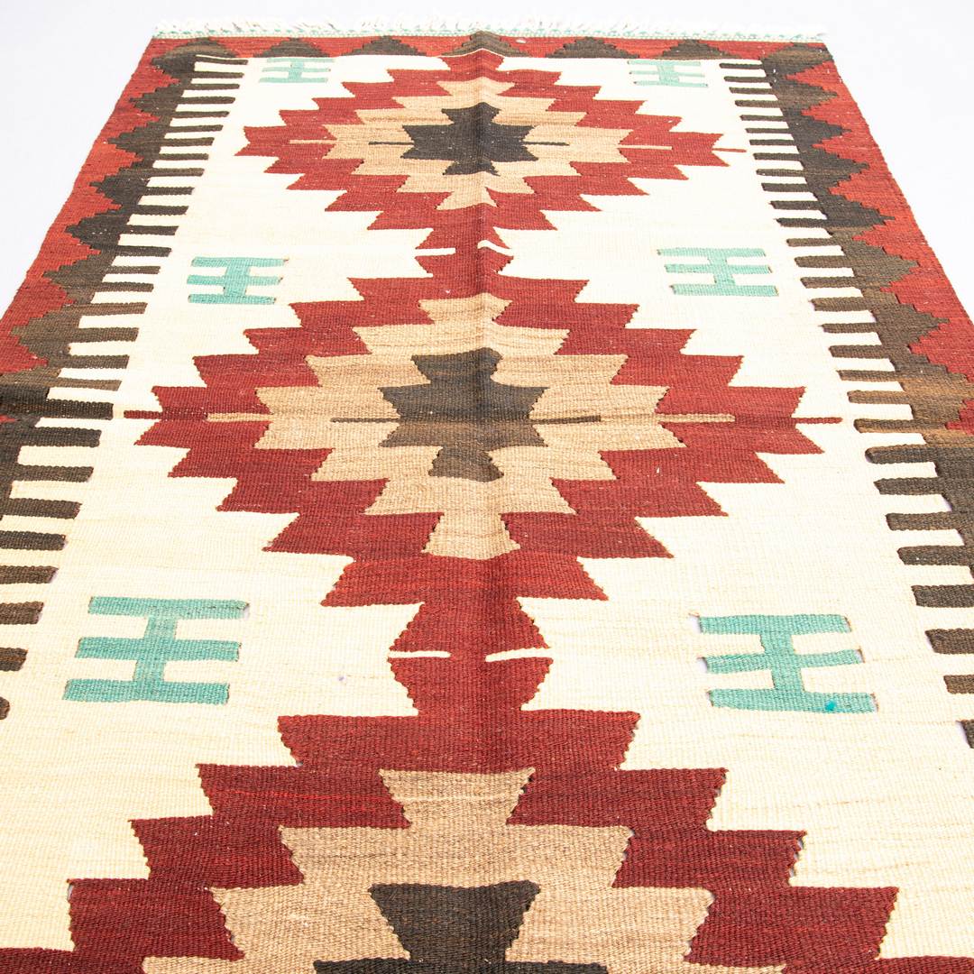 Oriental Kilim Anatolian Handmade Wool On Wool 93 X 163 Cm - 3' 1'' X 5' 5'' ER01