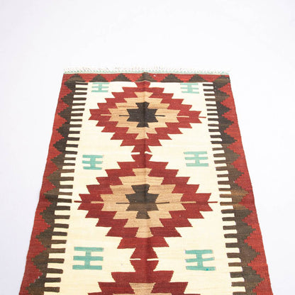 Oriental Kilim Anatolian Handmade Wool On Wool 93 X 163 Cm - 3' 1'' X 5' 5'' ER01