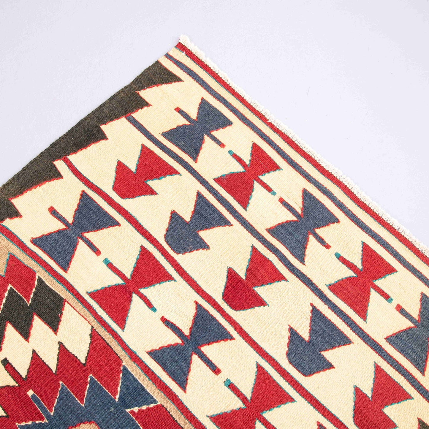 Oriental Kilim Anatolian Handmade Wool On Wool 94 X 148 Cm - 3' 2'' X 4' 11'' Sand C007 ER01