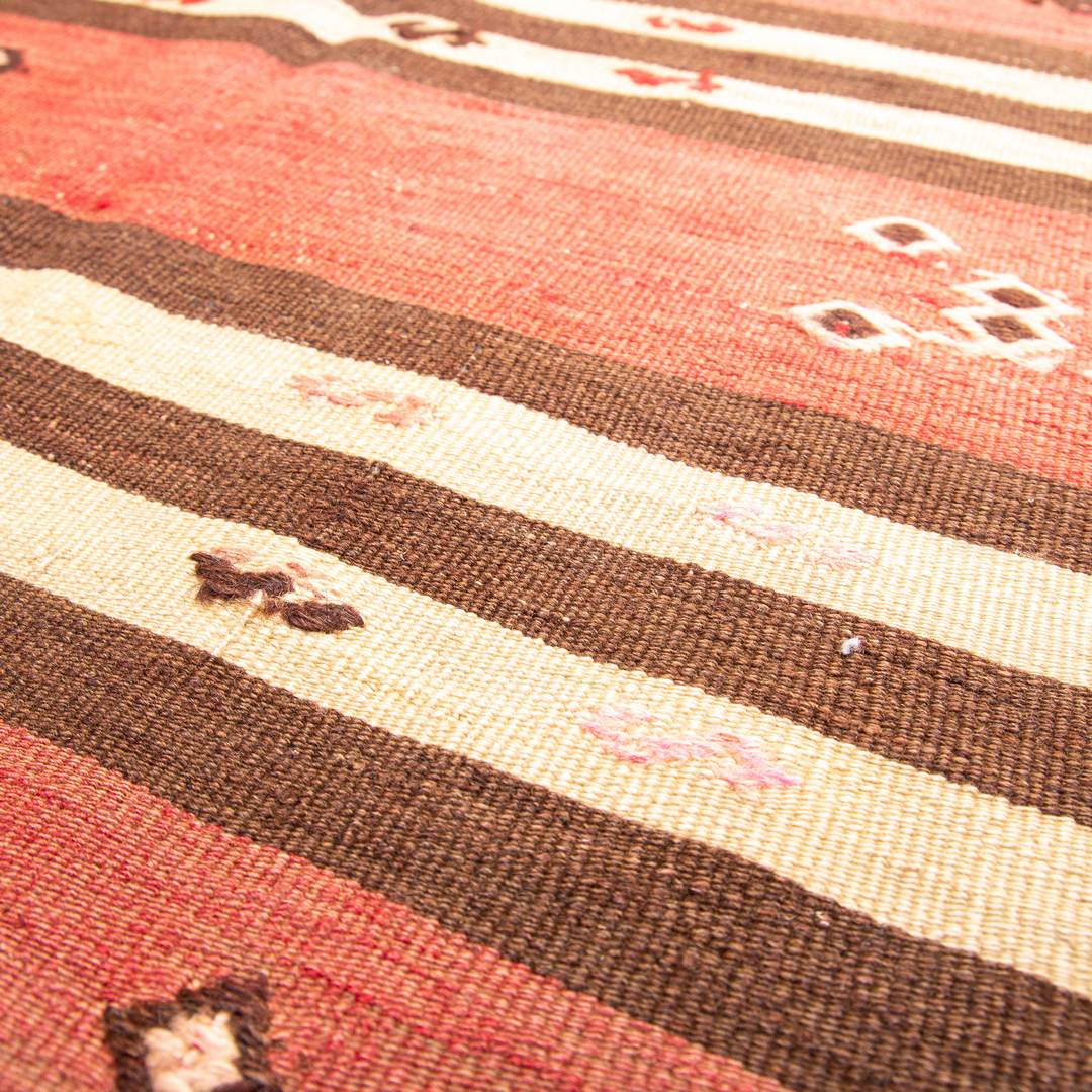 Oriental Kilim Anatolian Handmade Wool On Wool 96 X 145 Cm - 3' 2'' X 4' 10'' Pink C004 ER01