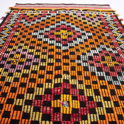 Oriental Kilim Cicim Handmade Wool On Wool 102 X 160 Cm - 3' 5'' X 5' 3'' ER01