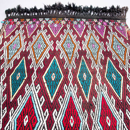 Oriental Kilim Cicim Handmade Wool On Wool 83 X 105 Cm - 2' 9'' X 3' 6'' ER01
