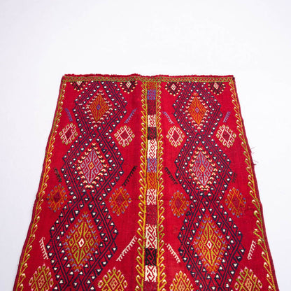 Oriental Kilim Cicim Handmade Wool On Wool 93 X 140 Cm - 3' 1'' X 4' 8'' ER01