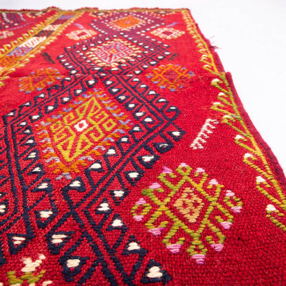 Oriental Kilim Cicim Handmade Wool On Wool 93 X 140 Cm - 3' 1'' X 4' 8'' ER01