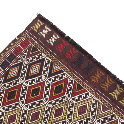 Oriental Kilim Cicim Handmade Wool On Wool 159 X 257 Cm - 5' 3'' X 8' 6'' ER12