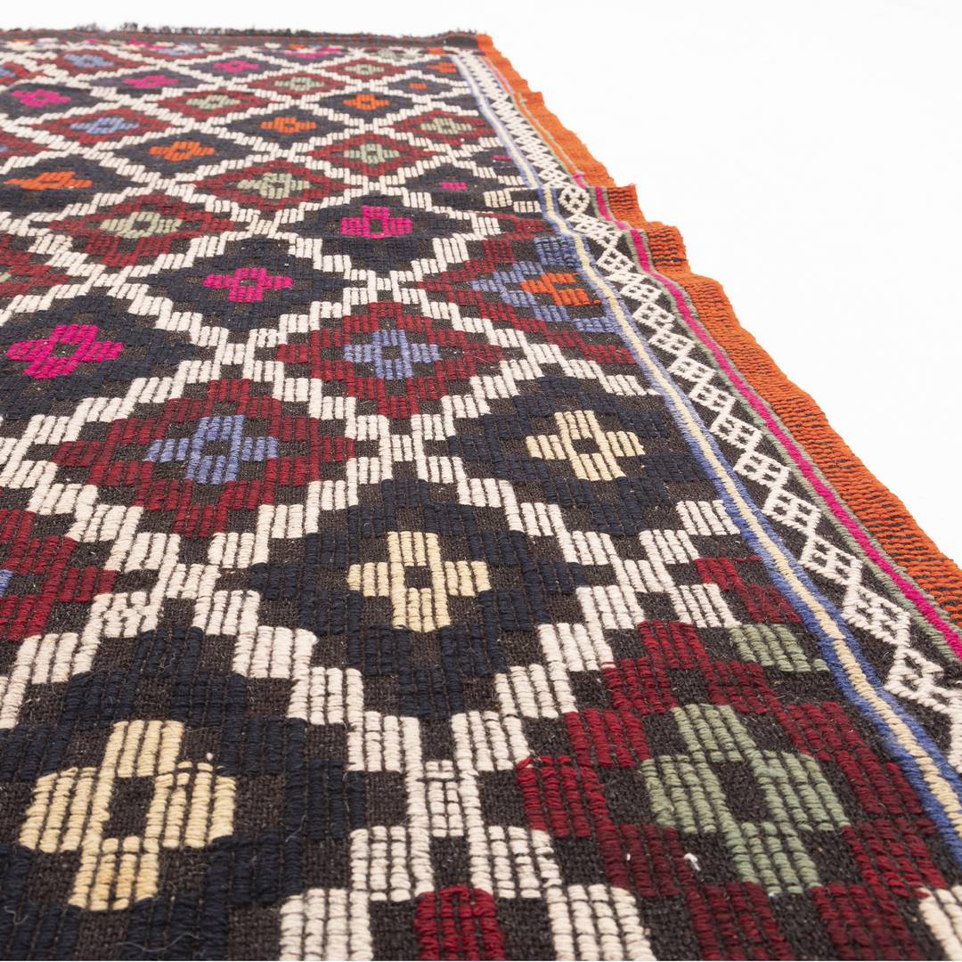 Oriental Kilim Cicim Handmade Wool On Wool 160 X 240 Cm - 5' 3'' X 7' 11'' ER12