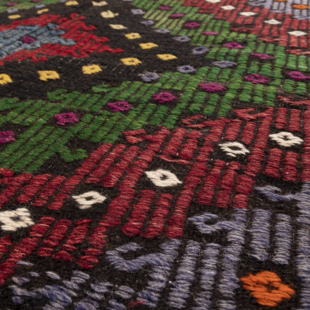 Oriental Kilim Cicim Handmade Wool On Wool 170 X 256 Cm - 5' 7'' X 8' 5'' ER12