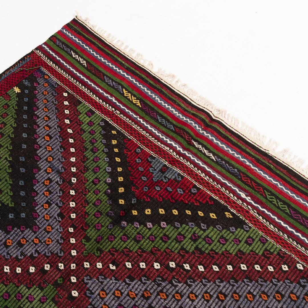 Oriental Kilim Cicim Handmade Wool On Wool 170 X 256 Cm - 5' 7'' X 8' 5'' ER12