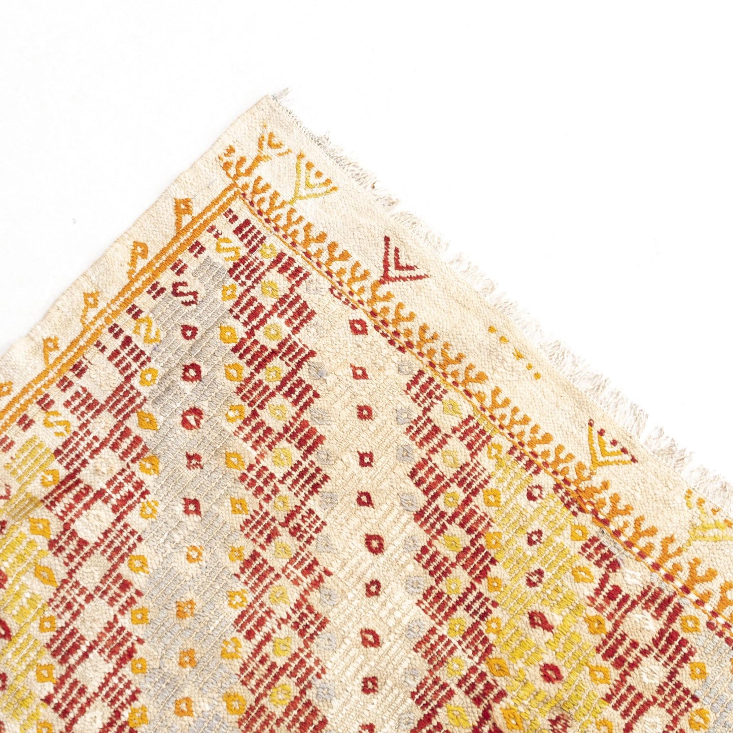 Oriental Kilim Cicim Handmade Wool On Wool 220 X 328 Cm - 7' 3'' X 10' 10'' ER23