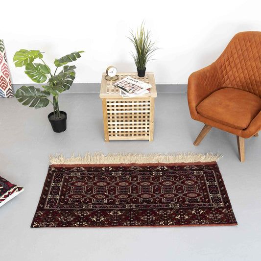 Oriental Kilim Cuval Handmade Wool On Wool 70 x 147 Cm - 2' 4'' x 4' 10''  Green C014 ER01