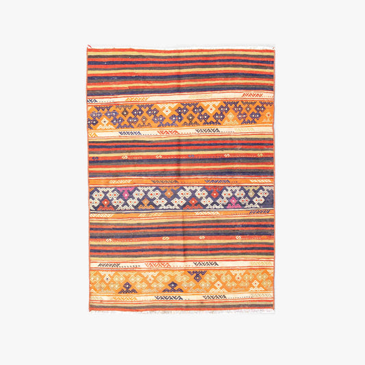 Oriental Kilim Anatolian Handmade Wool On Wool 86 x 168 Cm - 2' 10'' x 5' 7'' ER01