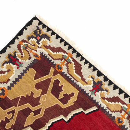 Authentic Kilim Gocmen Handmade Wool On Wool 172 X 238 Cm - 5' 8'' X 7' 10'' ER12