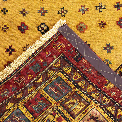 Oriental Kilim Sincan Handmade Wool On Wool 158 X 200 Cm - 5' 3'' X 6' 7'' ER12