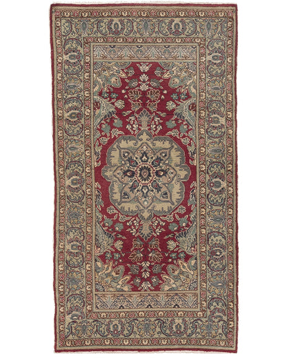 Oriental Rug Anatolian Hand Knotted Wool On Cotton 91 X 170 Cm - 3' X 5' 7'' ER01