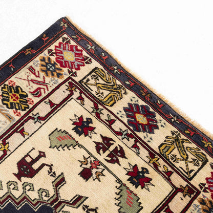 Oriental Rug Anatolian Hand Knotted Wool On Wool 120 X 178 Cm - 4' X 5' 11'' ER01