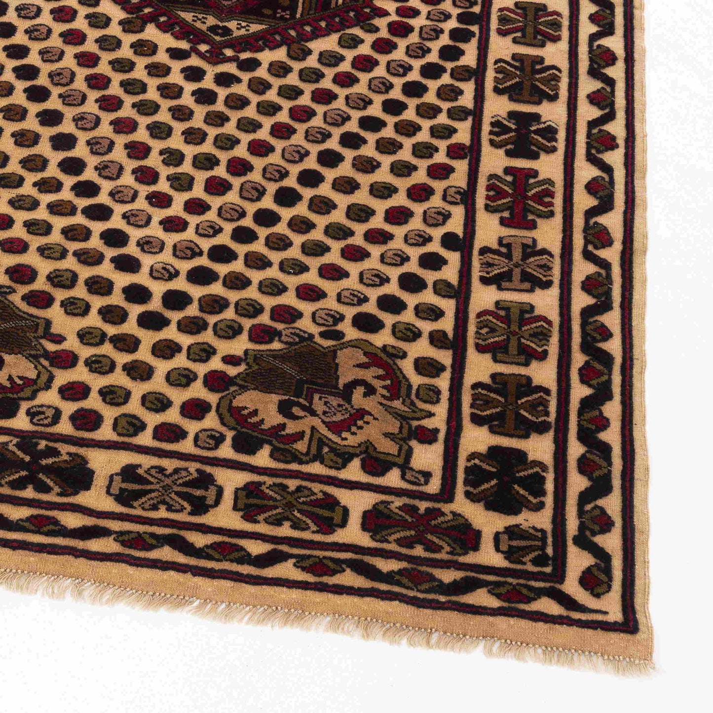 Oriental Rug Anatolian Hand Knotted Wool On Wool 120 X 187 Cm - 4' X 6' 2'' ER01