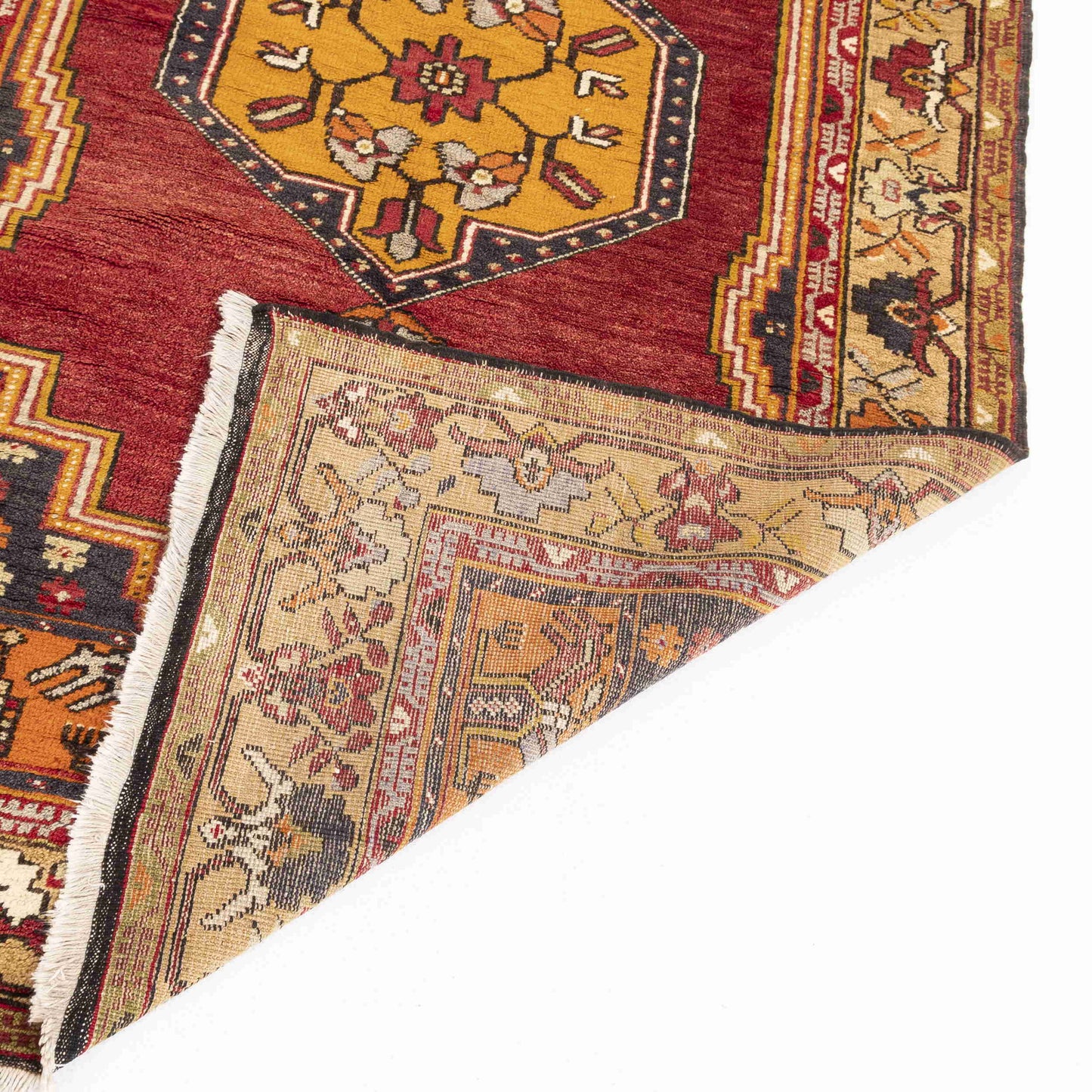 Oriental Rug Anatolian Hand Knotted Wool On Wool 130 X 278 Cm - 4' 4'' X 9' 2'' ER12