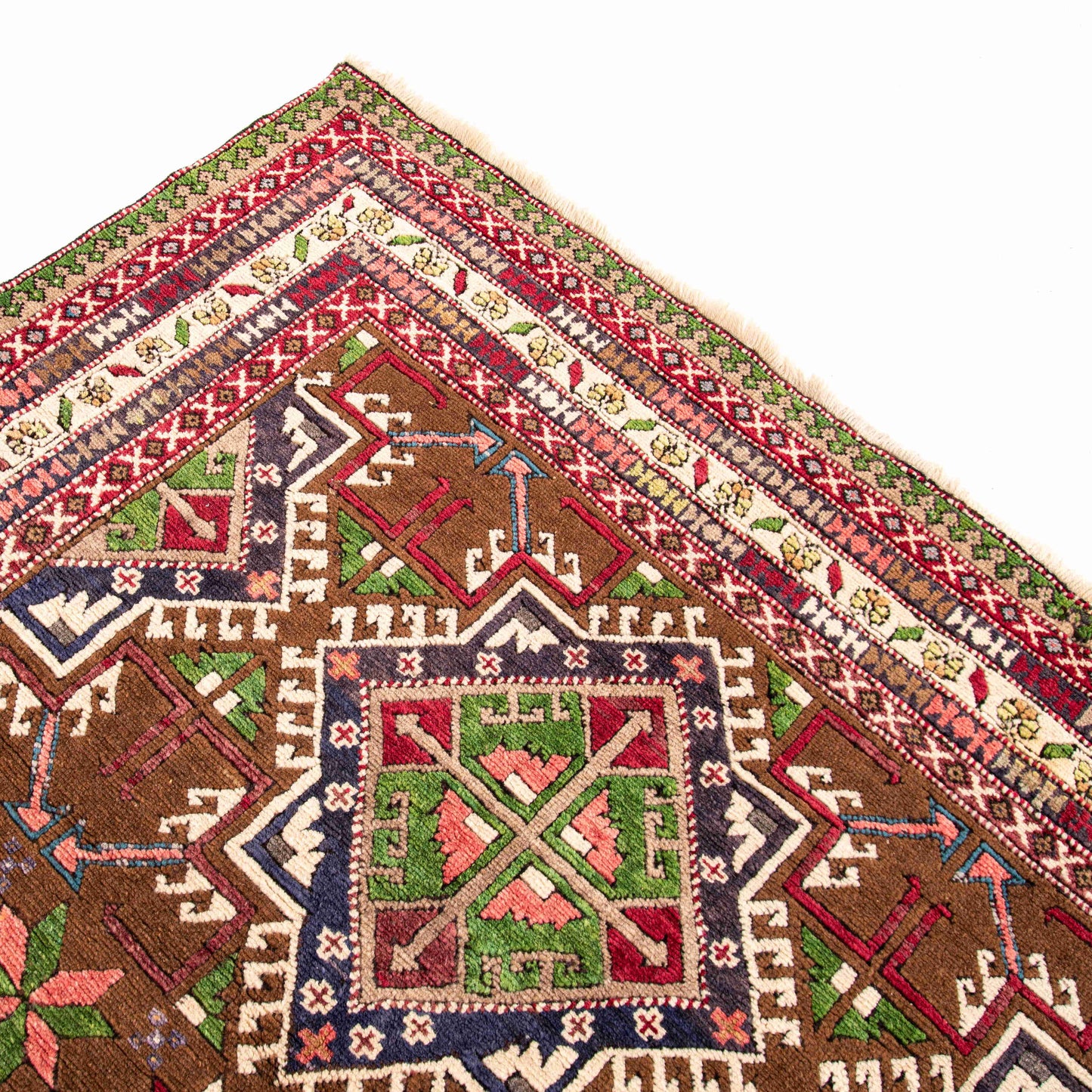 Oriental Rug Anatolian Hand Knotted Wool On Wool 140 X 170 Cm - 4' 8'' X 5' 7'' ER01