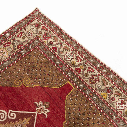 Oriental Rug Anatolian Hand Knotted Wool On Wool 143 X 198 Cm - 4' 9'' X 6' 6'' ER12