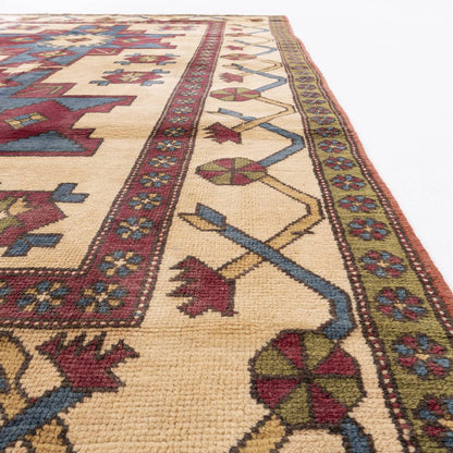 Oriental Rug Anatolian Hand Knotted Wool On Wool 173 X 271 Cm - 5' 9'' X 8' 11'' Navy Blue C012 ER12