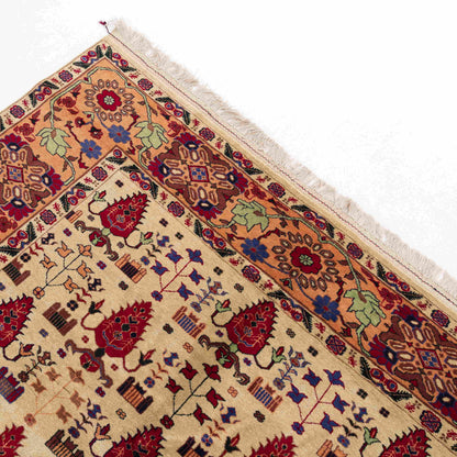 Oriental Rug Anatolian Hand Knotted Wool On Wool 184 X 289 Cm - 6’ 1’’ X 9’ 6’’ Orange C011 ER12