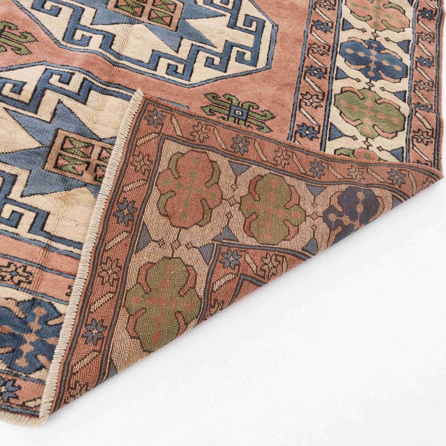 Oriental Rug Anatolian Hand Knotted Wool On Wool 185 X 230 Cm - 6' 1'' X 7' 7'' ER12