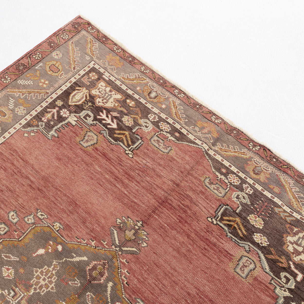 Oriental Rug Anatolian Hand Knotted Wool On Wool 185 X 263 Cm - 6' 1'' X 8' 8'' ER12