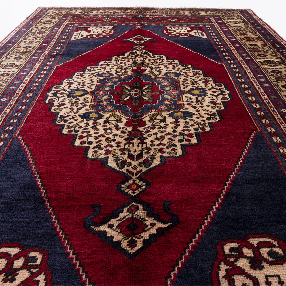 Oriental Rug Anatolian Hand Knotted Wool On Wool 185 X 285 Cm - 6' 1'' X 9' 5'' ER12