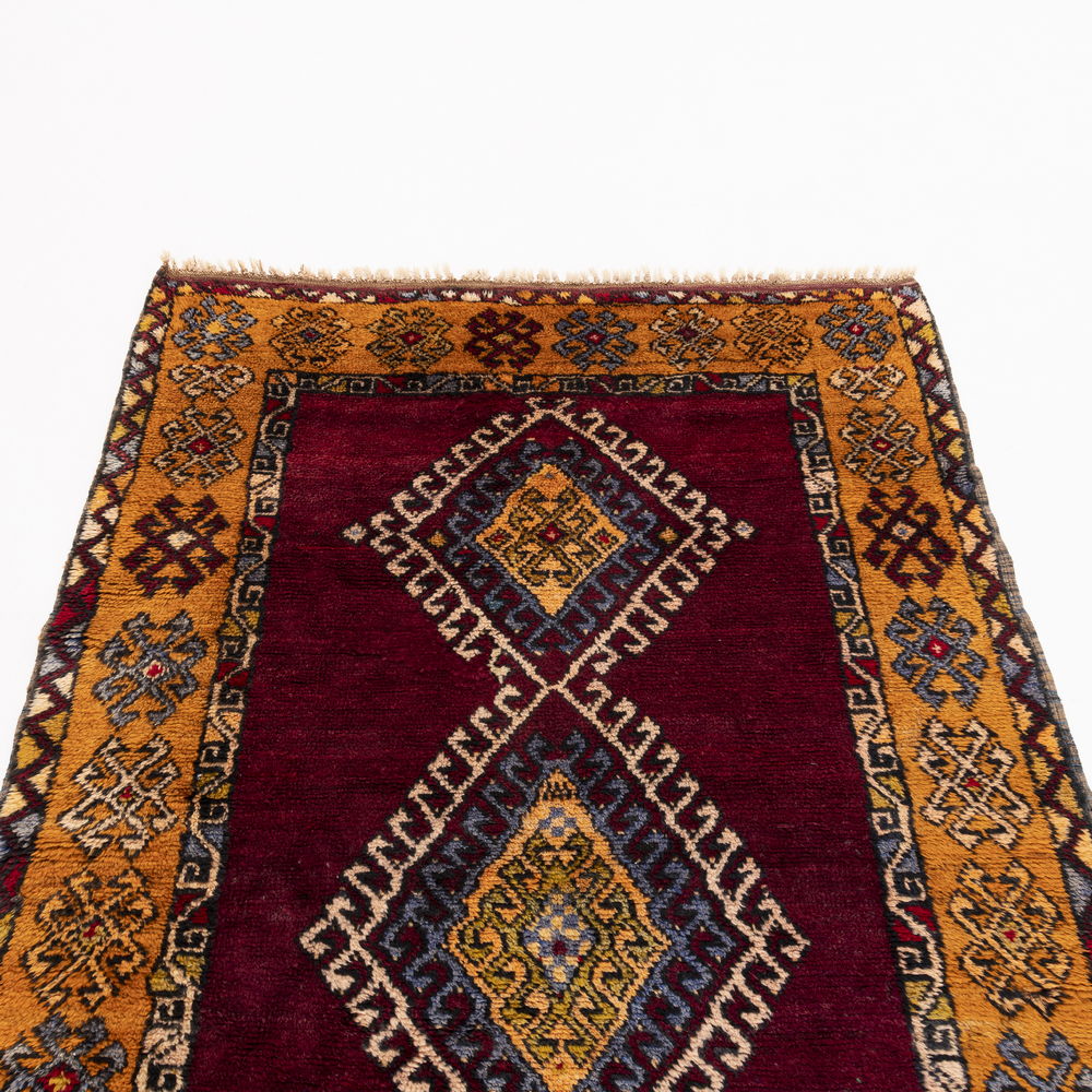 Oriental Rug Anatolian Hand Knotted Wool On Wool 192 X 218 Cm - 6' 4'' X 7' 2'' ER12