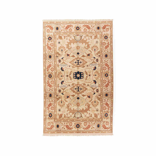 Oriental Rug Anatolian Hand Knotted Wool On Wool 200 X 320 Cm - 6' 7'' X 10' 6'' Sand C007 ER23