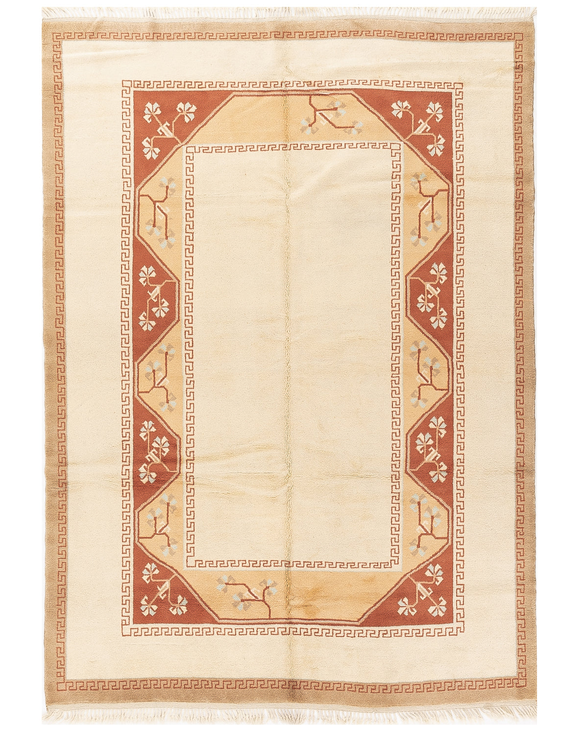 Oriental Rug Anatolian Hand Knotted Wool On Wool 203 X 284 Cm - 6' 8'' X 9' 4'' ER23