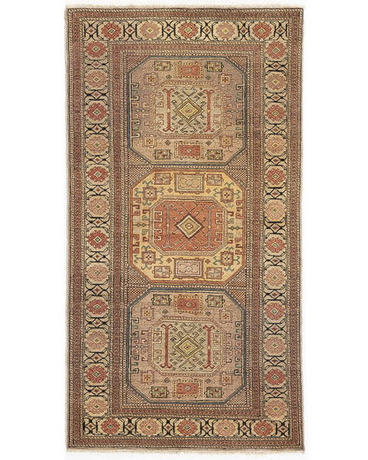 Oriental Rug Anatolian Handmade Wool On Cotton 103 X 178 Cm - 3' 5'' X 5' 11'' ER01