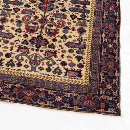 Oriental Rug Anatolian Handmade Wool On Cotton 110 X 153 Cm - 3' 8'' X 5' 1'' ER01
