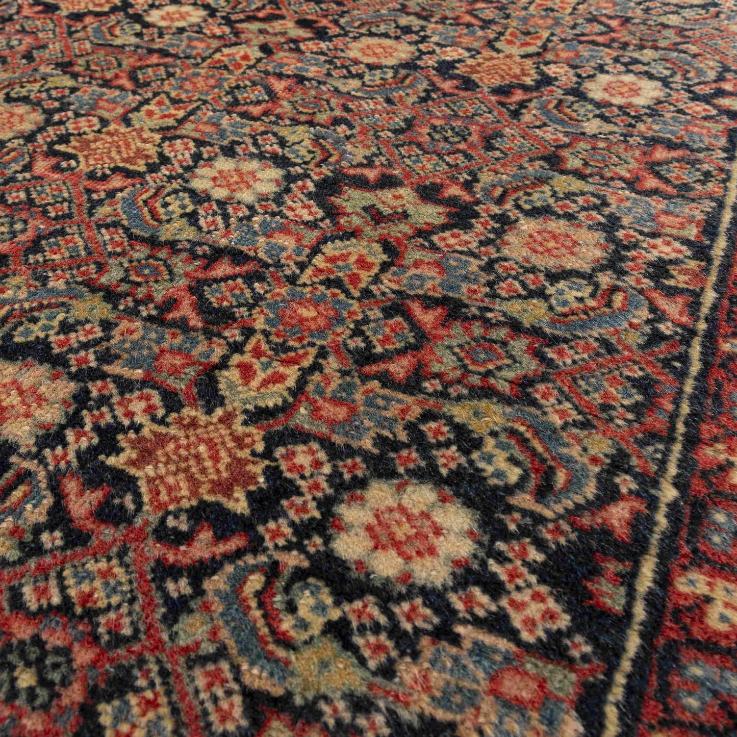Oriental Rug Anatolian Handmade Wool On Cotton 138 X 191 Cm - 4' 7'' X 6' 4'' Red C014 ER01