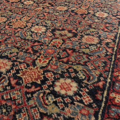 Oriental Rug Anatolian Handmade Wool On Cotton 138 X 191 Cm - 4' 7'' X 6' 4'' Red C014 ER01